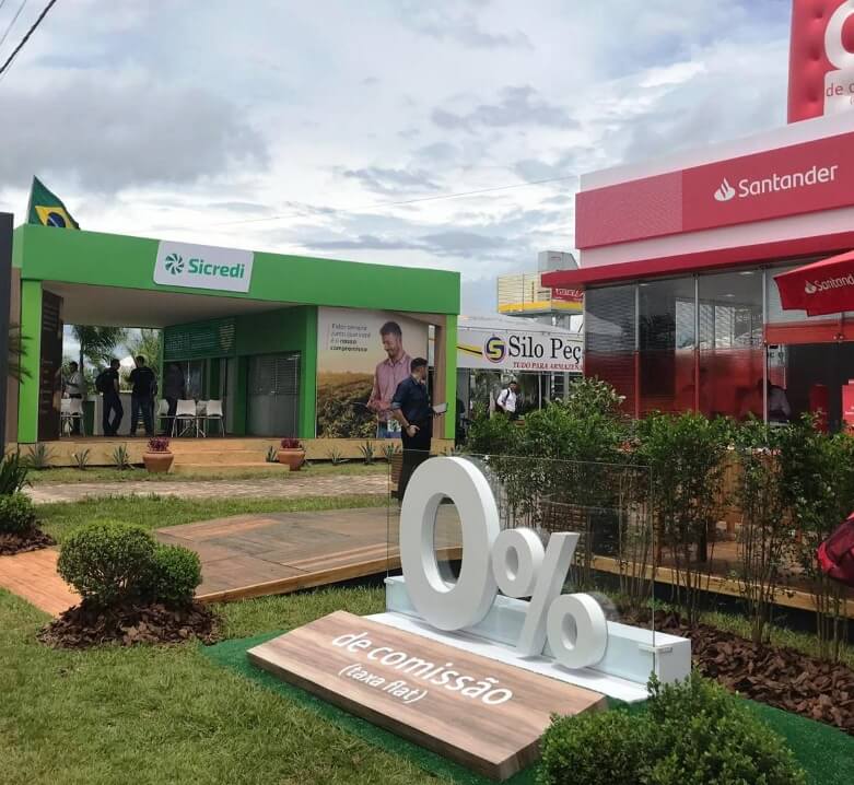 Seis bancos estão presentes no Show Safra com linhas especiais para atender visitantes