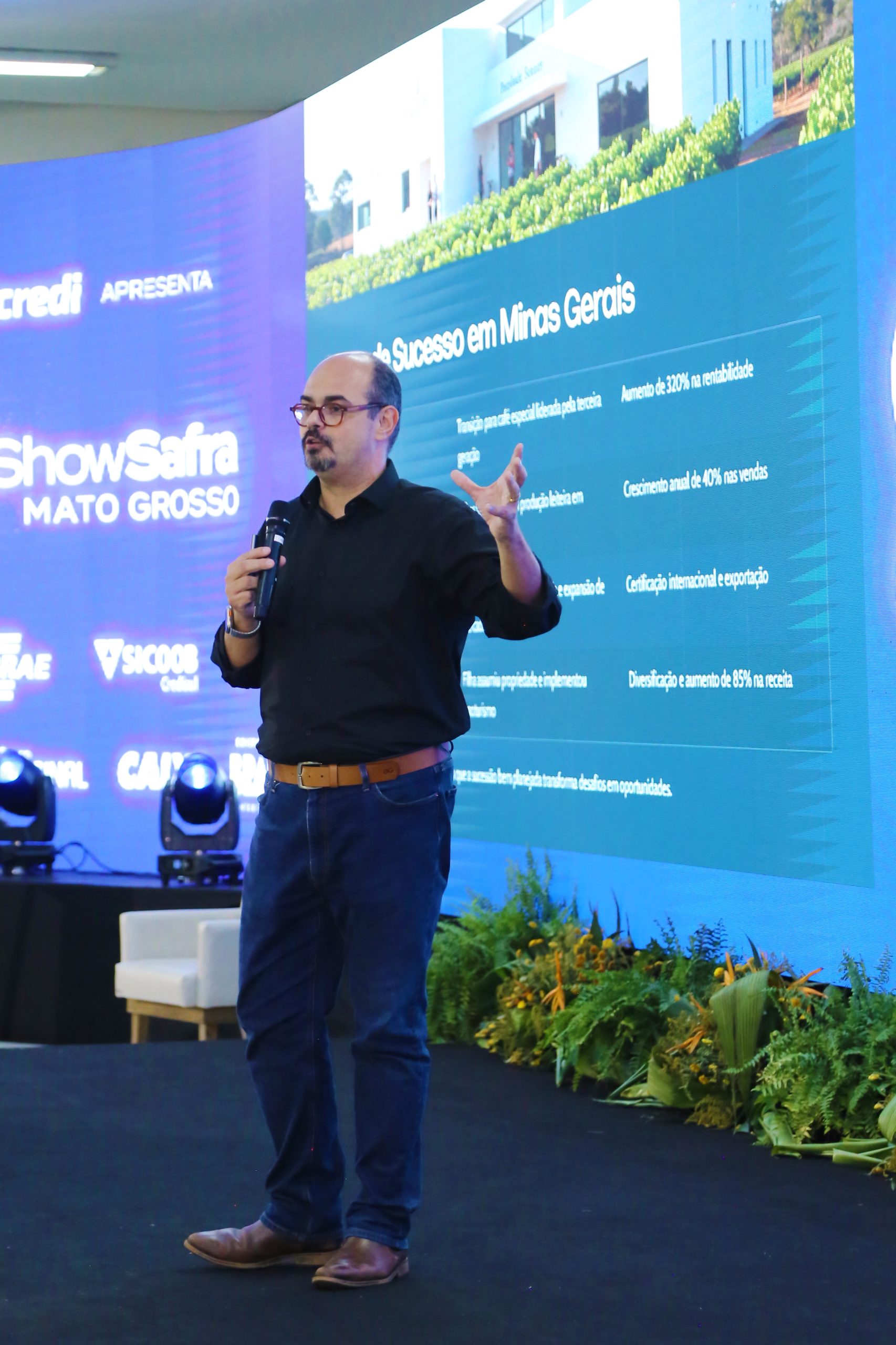 Vice-Governador de Minas Gerais destaca sucessão familiar no agro durante Show Safra Mato Grosso