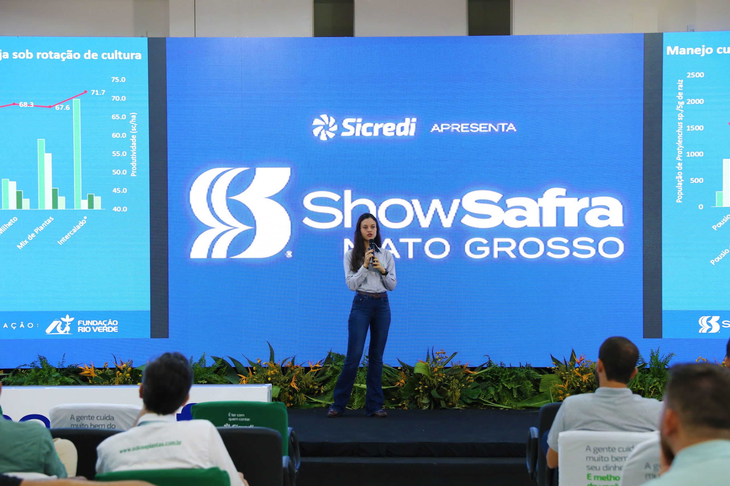 Pesquisadora da Fundação Rio Verde apresenta resultados sobre nematoides no Show Safra Mato Grosso
