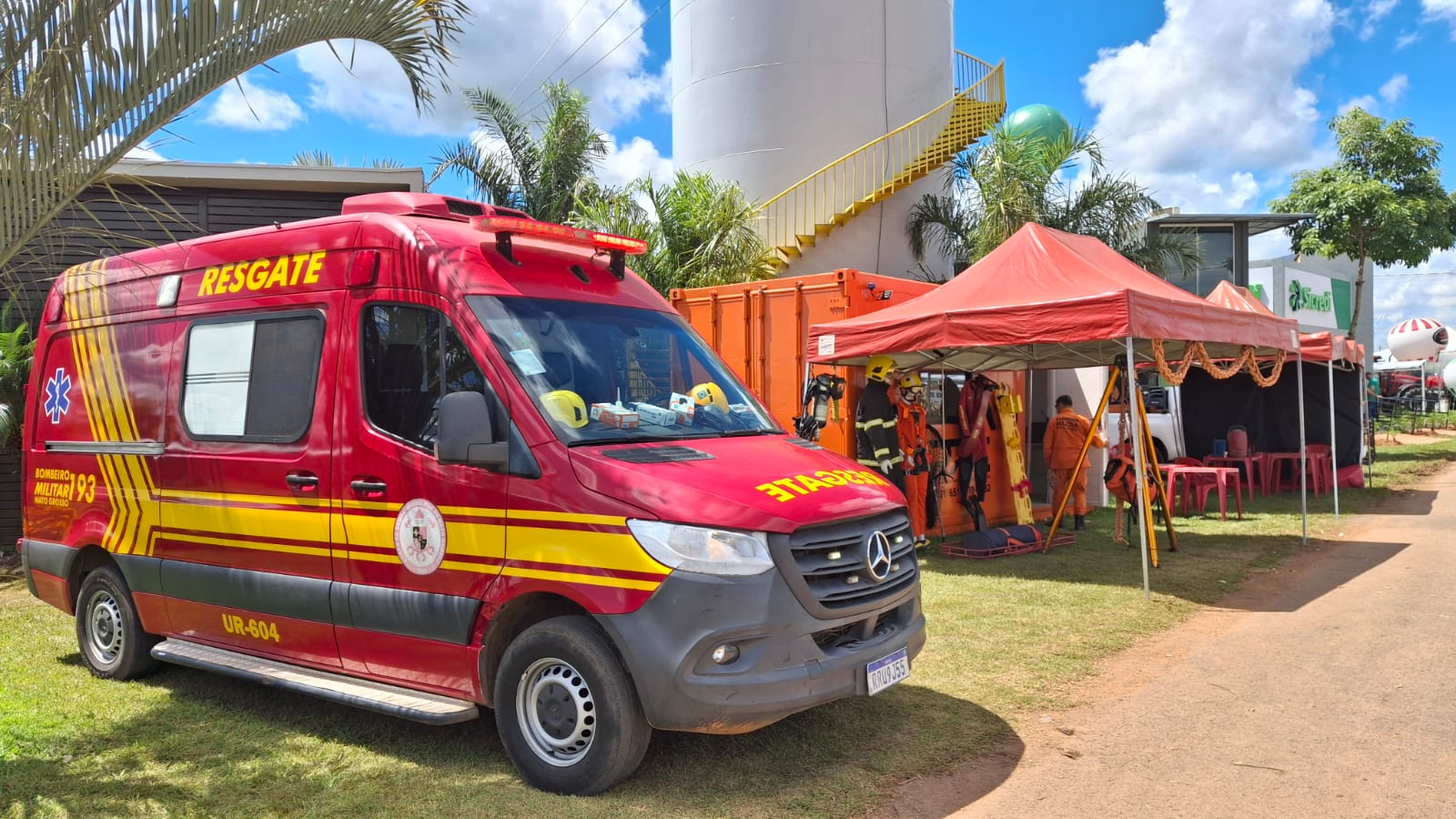 Corpo de Bombeiros reforça estrutura para atendimento no Show Safra Mato Grosso